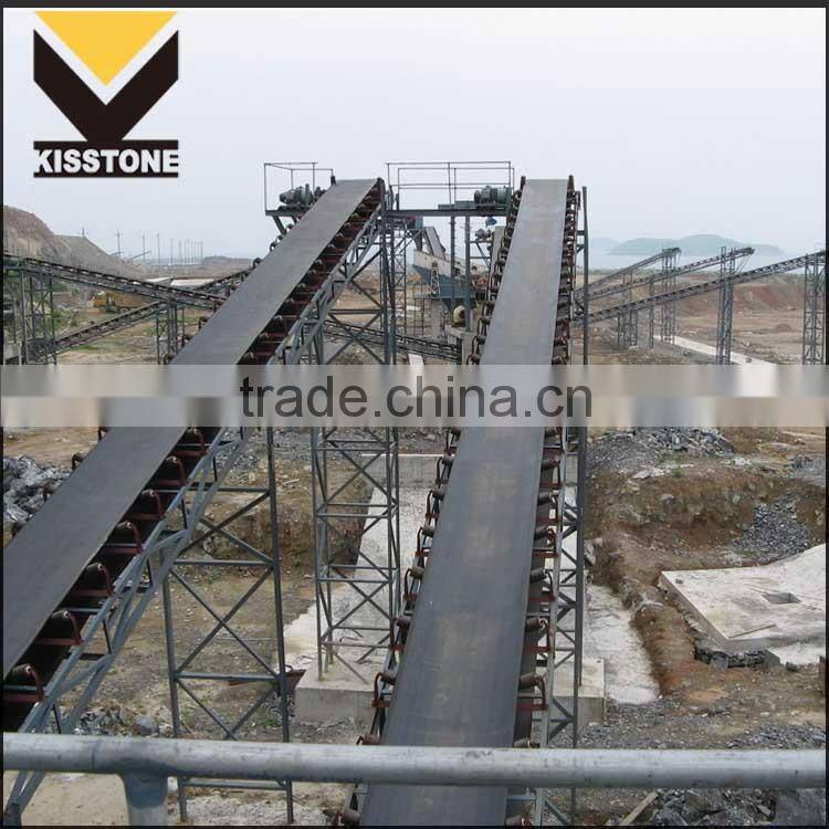 High abrasive resistance portable belt conveyor price