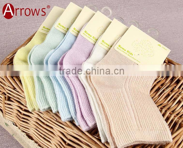 2016 Hot Sale High Quality Baby Bamboo Fiber Socks Infant Newborn Socks for Kids