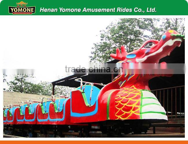 Roller coaster of park equipment, fairground rides dragon roller coaster
