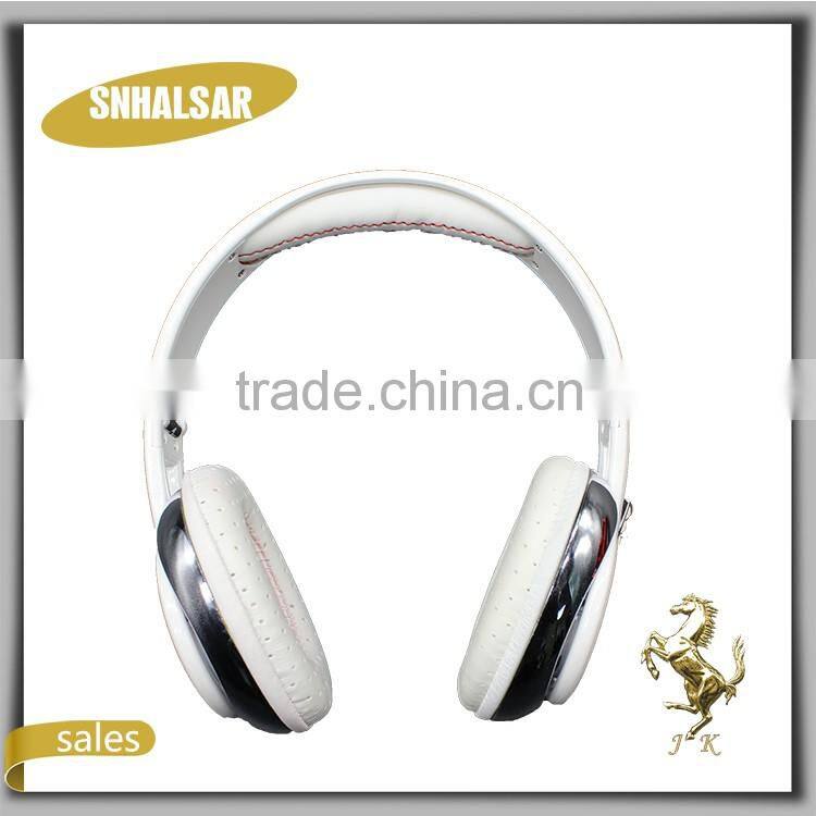 White silver headphones headset consumer electronics S-009