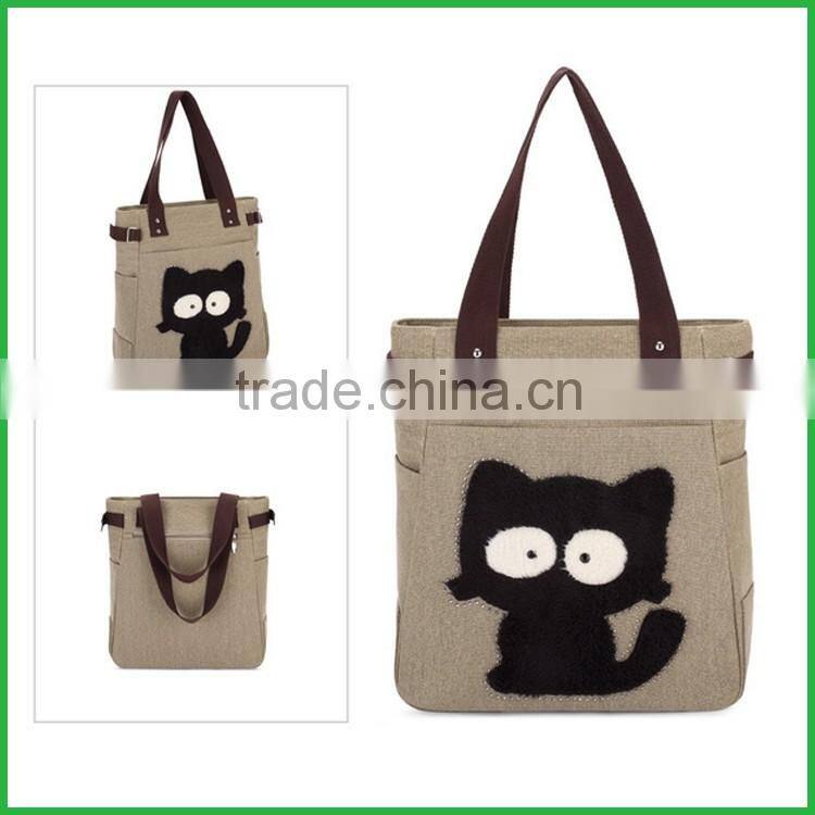 High Quality Wholesale Shoulder Canvas Hand Bag Woman Bag