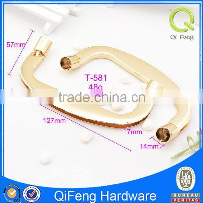 T-581 arch shape metal leather bag ornament in guangzhou