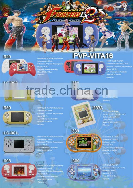 2016 Unique Hot Sale BBL LC-003 Handheld Game with180 in 1 Racing Car Game Console