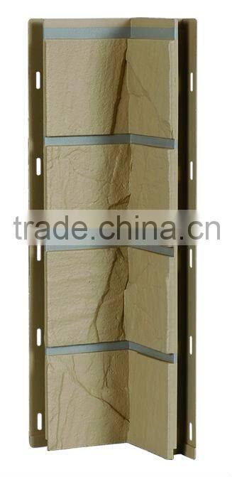 Plastic Faux Stone wall panel decorative wall panel siding