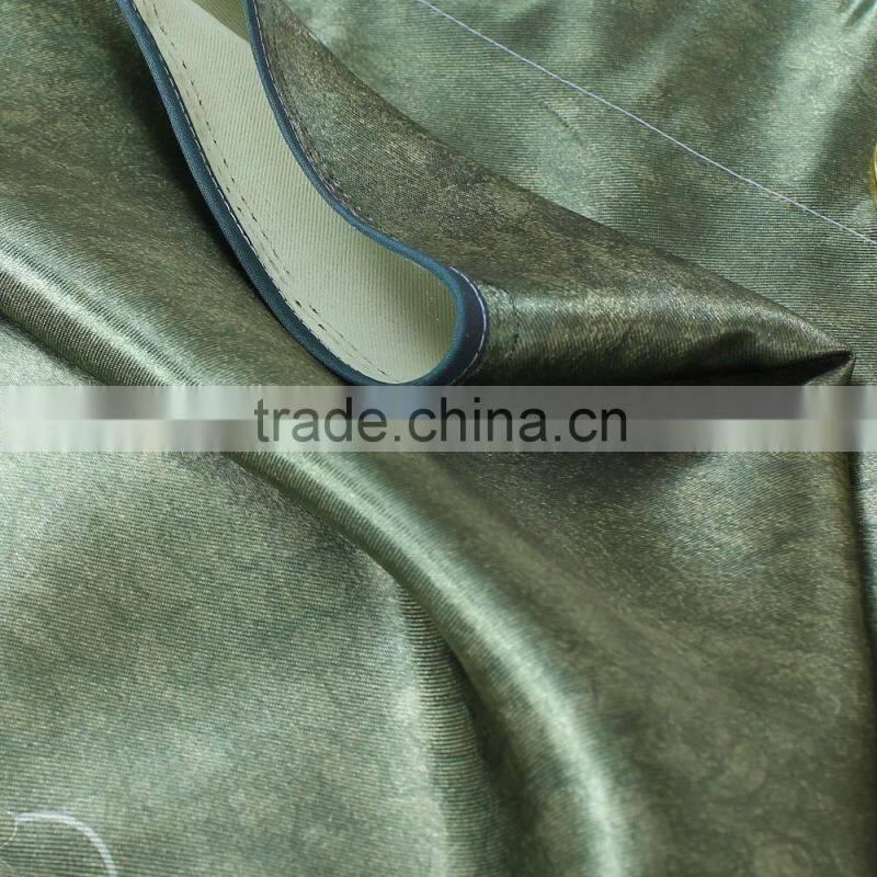 2014 hot sell woven 100 percent polyester fabric for curtain