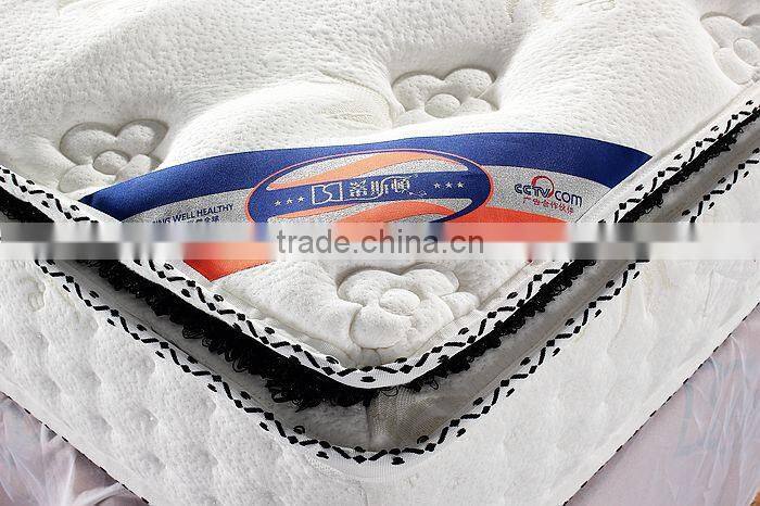 Modern hotel bed and bonnel coil spring mattress manufacturers DS-A122#