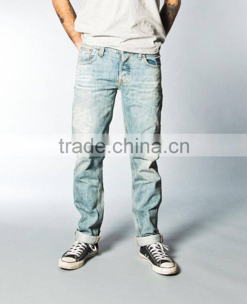 cheaper price wholesales Vintage man denim jeans branded jeans pants for men(LOTN068)