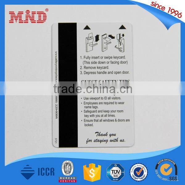 MDP06 3 track magnetic stripe card blank magnetic stripe smart card