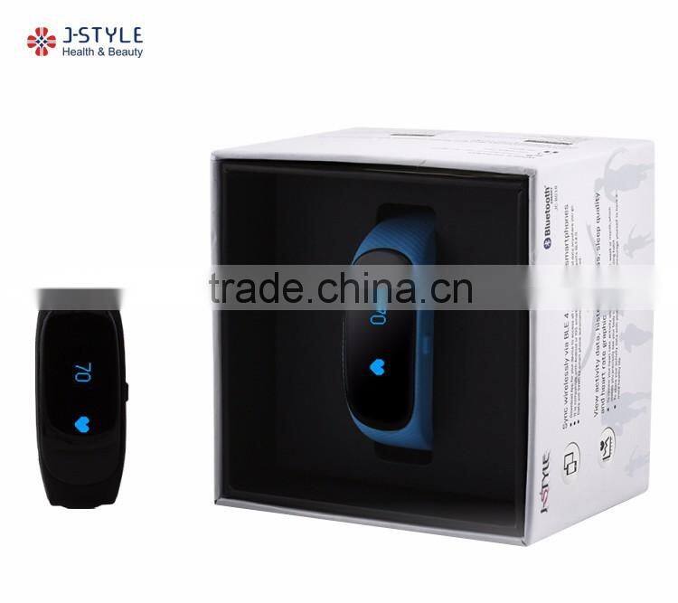 Bluetooth Vibration alarm heart rate monitor wristwatch