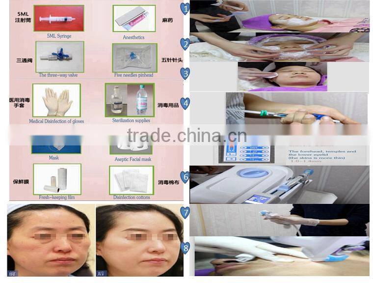 Imported skin rejuvenation whitening wrinkle removal meso gun for salon hospital use