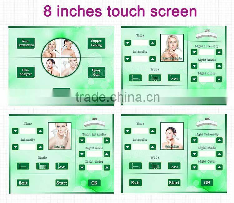 PDT skin care spray hydrotherapy gun stationary skin analyzer machine