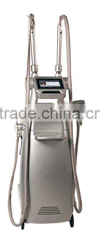 M8+2 liposuction cavitation vacuum+motorized intelligent roller+ultrasound+LED light therapy body vela shape