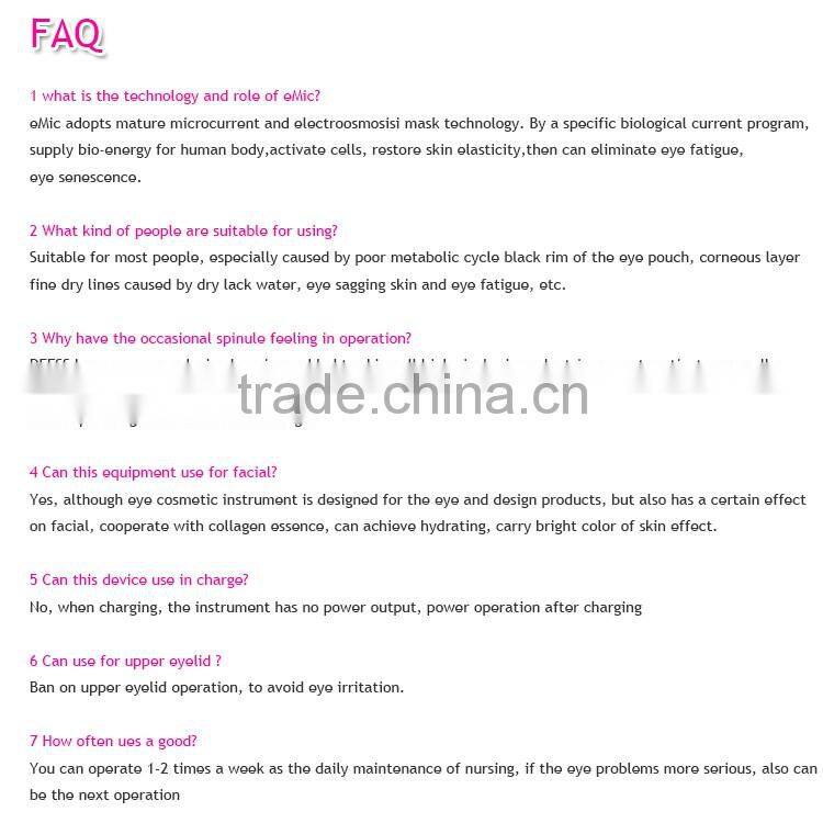 Effective home use device fine lines care eye bag remove slim face ems face lifting device mole removal cream