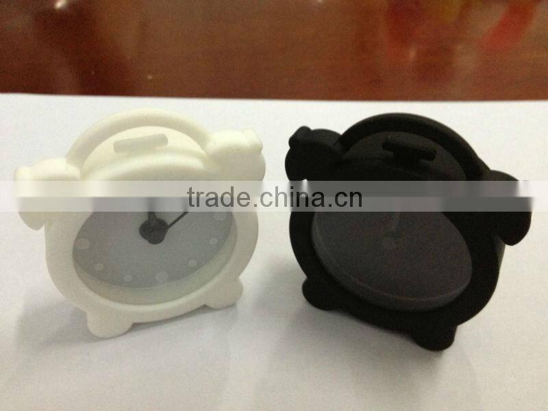 promotional item mini gift clocks protalbe Retro Silicone pillow alarm clock