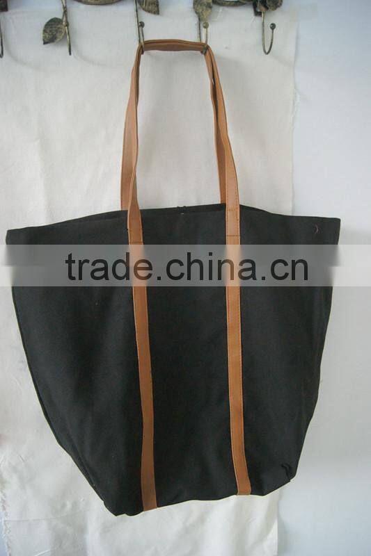 black big size Canvas shopping bag stock bag
