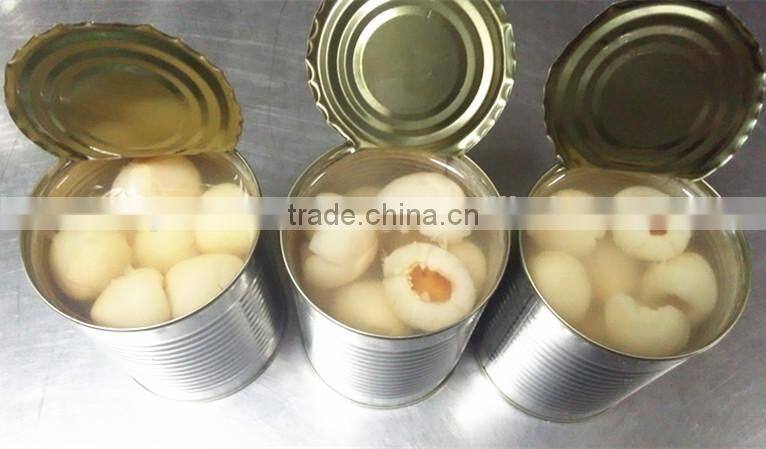 Chinese Brands Canned Fruit Fresh Sweet Canned Lychee fruit in Syrup