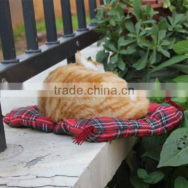 handmade plush animal small baby plush sleeping cat toys