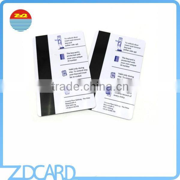 Cr80 Hico/Loco Magnetic Hotel Door PVC Key Card