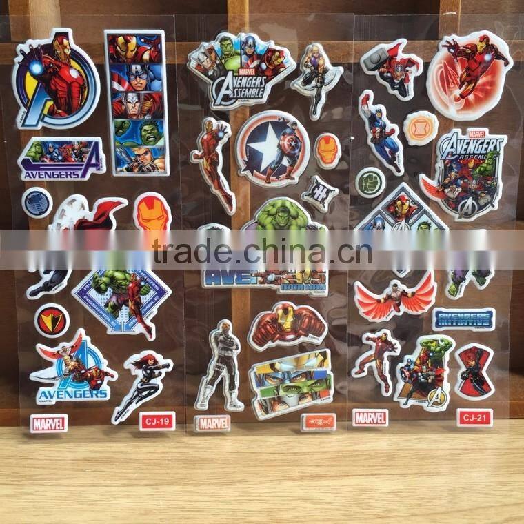 Girls Superhero Dress Up Costumes with sticker