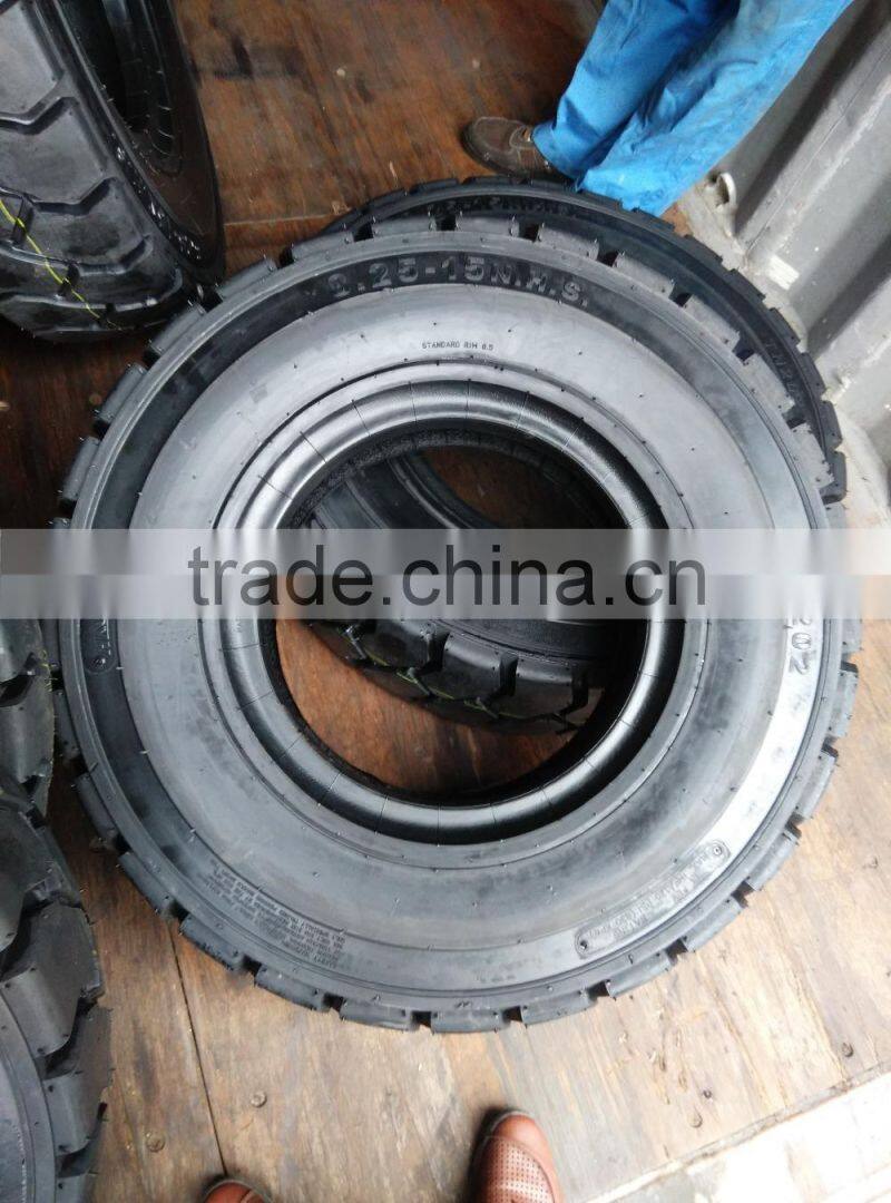 China factory Bias tyre industrial forklift tire 8.25-15