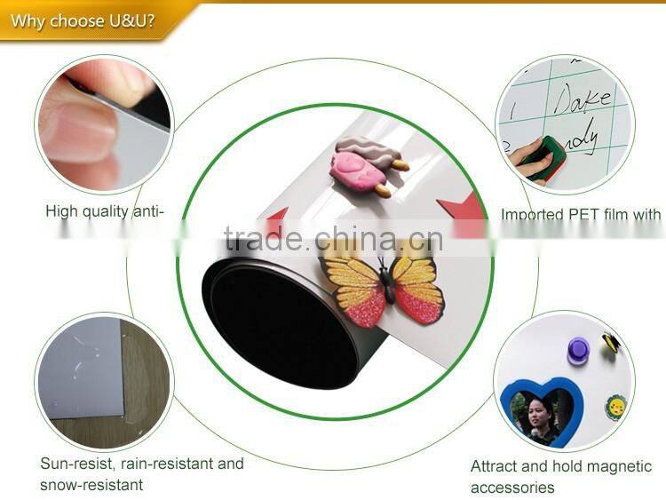 Magnetic board stick on wall magnetic sheet dry-erase board ferrous magnetic whiteboards