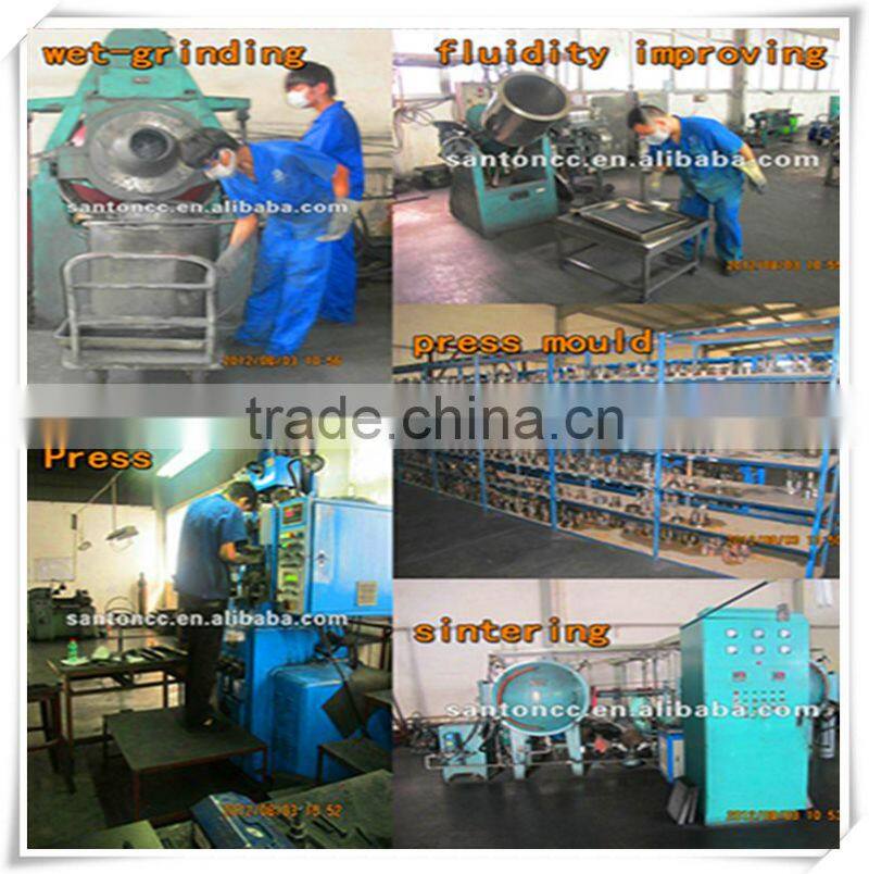 YG6 A type carbide brazed tips/blank surface carbide welding inserts