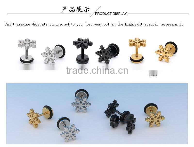 OEM ODM fashion 2017 crescent earring