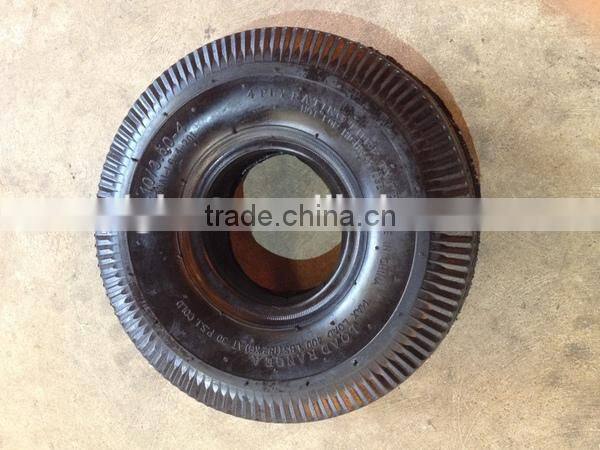 wheelbarrow rib pattern tyre and inner tube 4.10/3.50-4