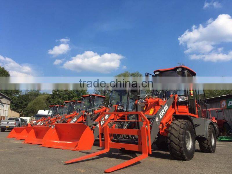 Everun brand cheap wheel loader ER12 with snow bucket