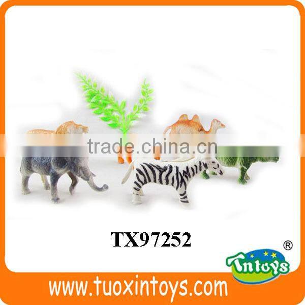 zoo animals plastic toy, natural world toy animals, flocked animals toy