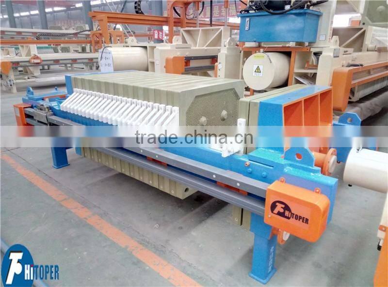 Membrane chamber filter press for mineral and metaullurgy