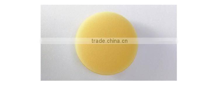 Promotional cheap car wax sponge , customized logo car wax applicator sponge