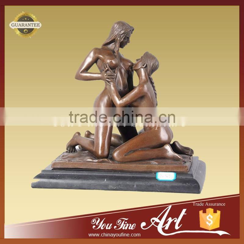 bronze lesbian statues erotic statues