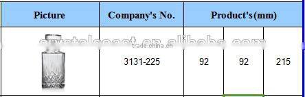 Custom wholesale empty 700ml wishky glass bottle