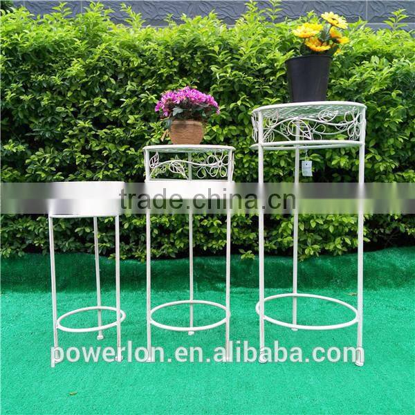 Set /2 Outdoor Handmade Metal Flower Pots Wholesale