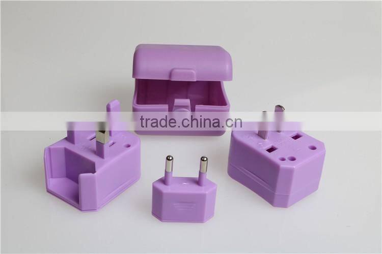 cheap unviersal adapter plug with plastic case manufacturers suppliers exporters
