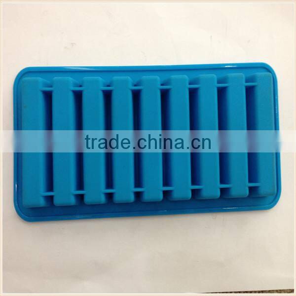 2014 food grade silicone covered ice cube trays
