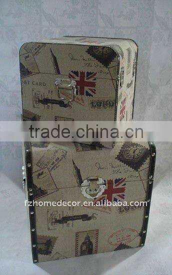 11A498 Linen Printing Storage Wooden Cases