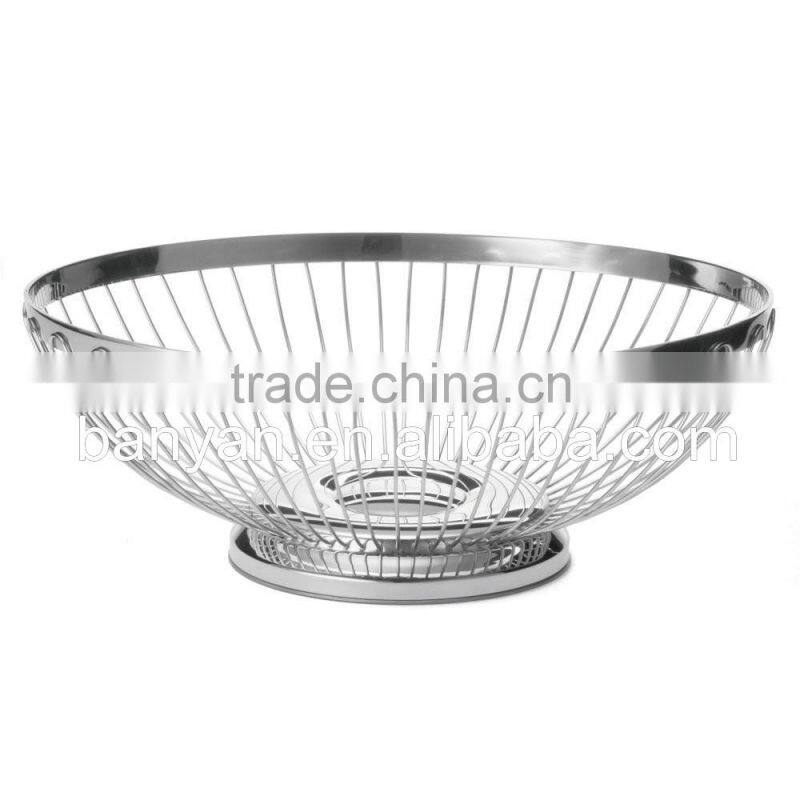 Eco-Friendly feature and iron metal Type storage food and fruit baskets