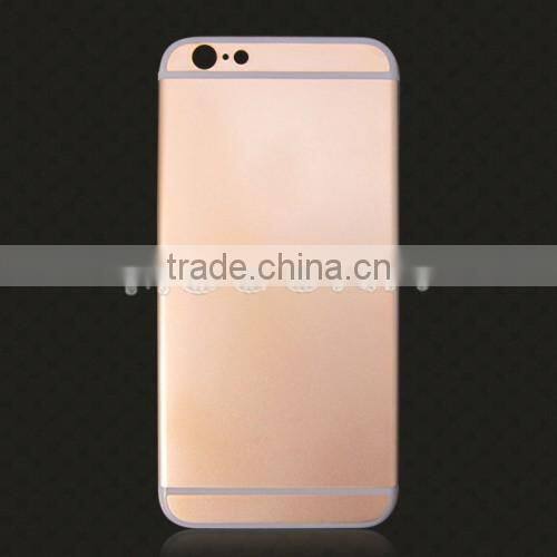 Original 24k gold for iphone 6/plus matt finish housing back cover for apple,24k for iphone 6 gold housing