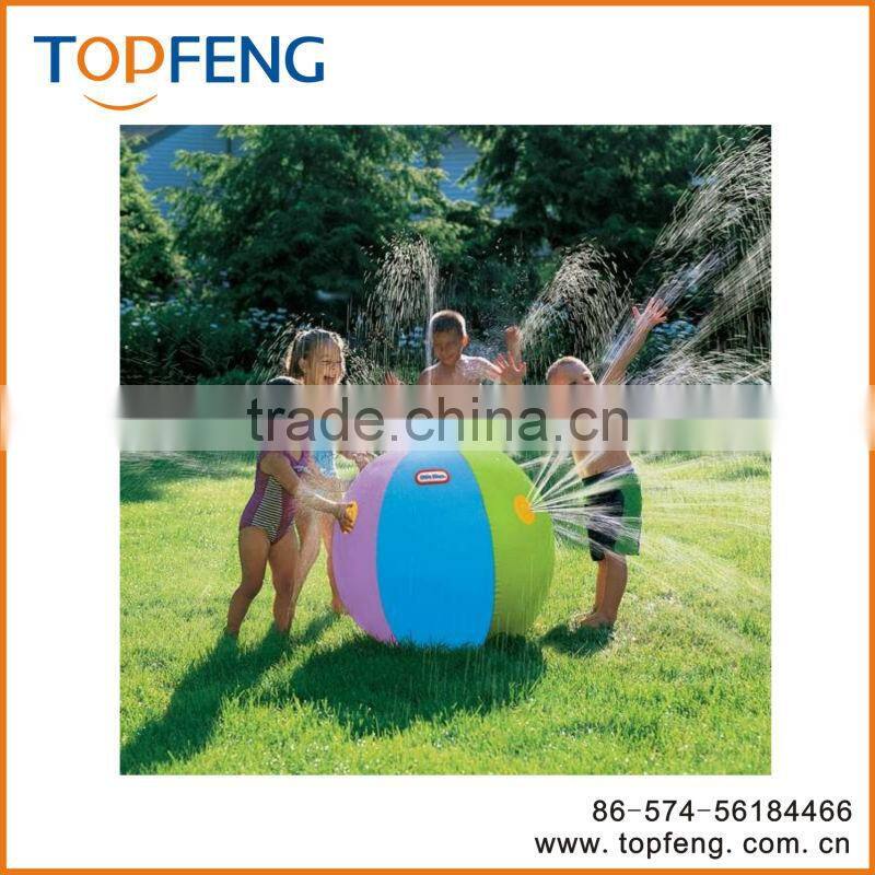 Inflatable sprinkler ball