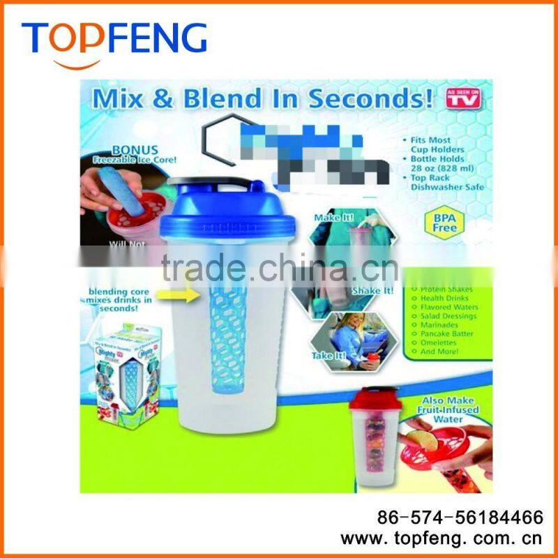 Bottle for mix and blend