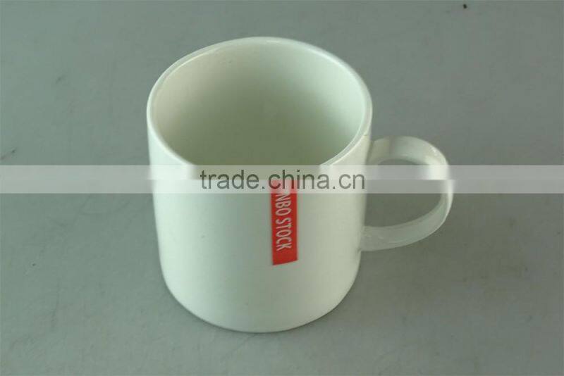 300ml cheap white ceramic coffee mug in stock