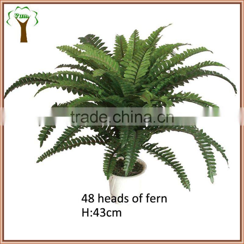 artificial fern plant with 48 leaves in 43cm tall