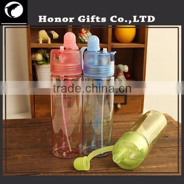 Eco-friendly BPA Free Water Spray Insulated Plastic Water Bottle