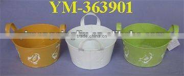 colorful quality square metal box garden planter