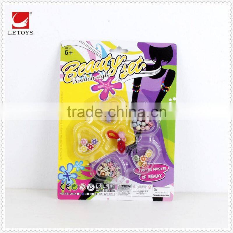 new beautiful jewelry sets educational kids plastic DIY beads toys