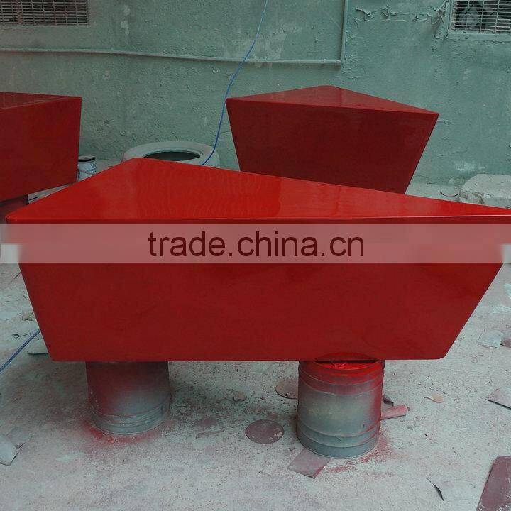 Large fiberglass leisure stool