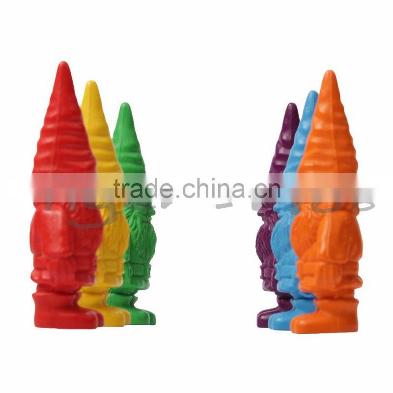 Wholesale School Stationery 6 PK Garden Monster Oil Crayon