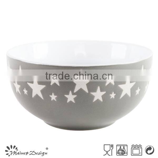 Wholesale dinnerware ceramic stoneware christmas bowl